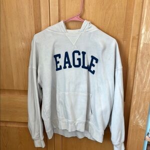 Women’s white American Eagle hoodie